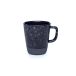 Aida Tasse Raw avec anse 30 cl noir à pois