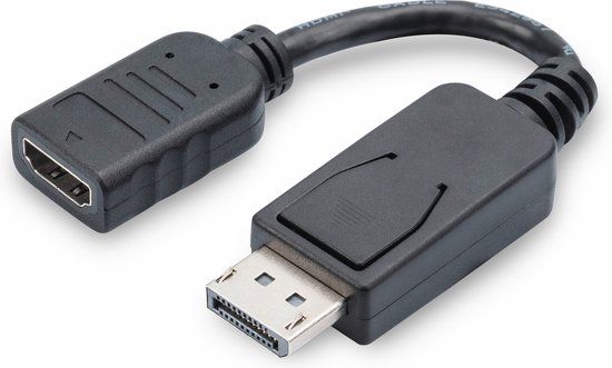 Digitus AK-340400-001-S - DisplayPort kabel - 0,15 m - Zwart