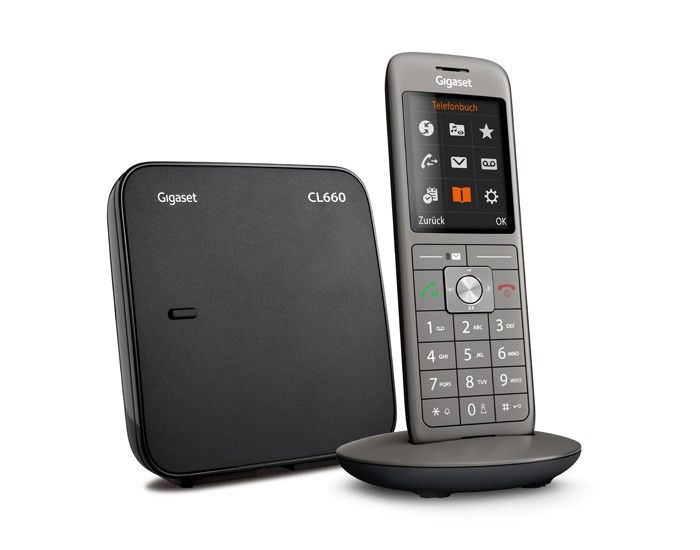 Gigaset CL660 Duo - Draadloze Telefoon - Nummerherkenning - Grijs