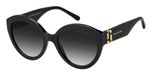Marc Jacobs MARC 882/S Black Cat Eye Zonnebril Vrouwen 56mm