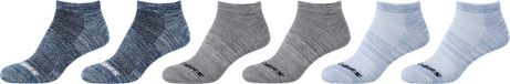 Skechers 6PPK Casual Super Soft Sneaker Socks SK43069-4851, Veelkleurig, Maat 27-30