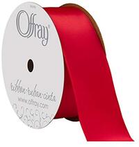 Offray Contessa Satin Ribbon, Single-Sided, Wired