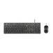 Targus AKM622ES Clavier et souris - Universel - USB - QWERTY - Espagnol - Noir
