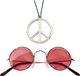 Widmann Hippie Flower Power verkleed set