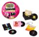 MGA's Miniverse Real Music : Mini-vinyles à collectionner, comprenant 4 accessoires vinyles et un porte-clés. Compatible avec la platine Real Music. À partir de 8 ans