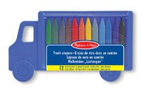 MELISSA & DOUG Schilderkrijt vrachtwagen (12 pennen)