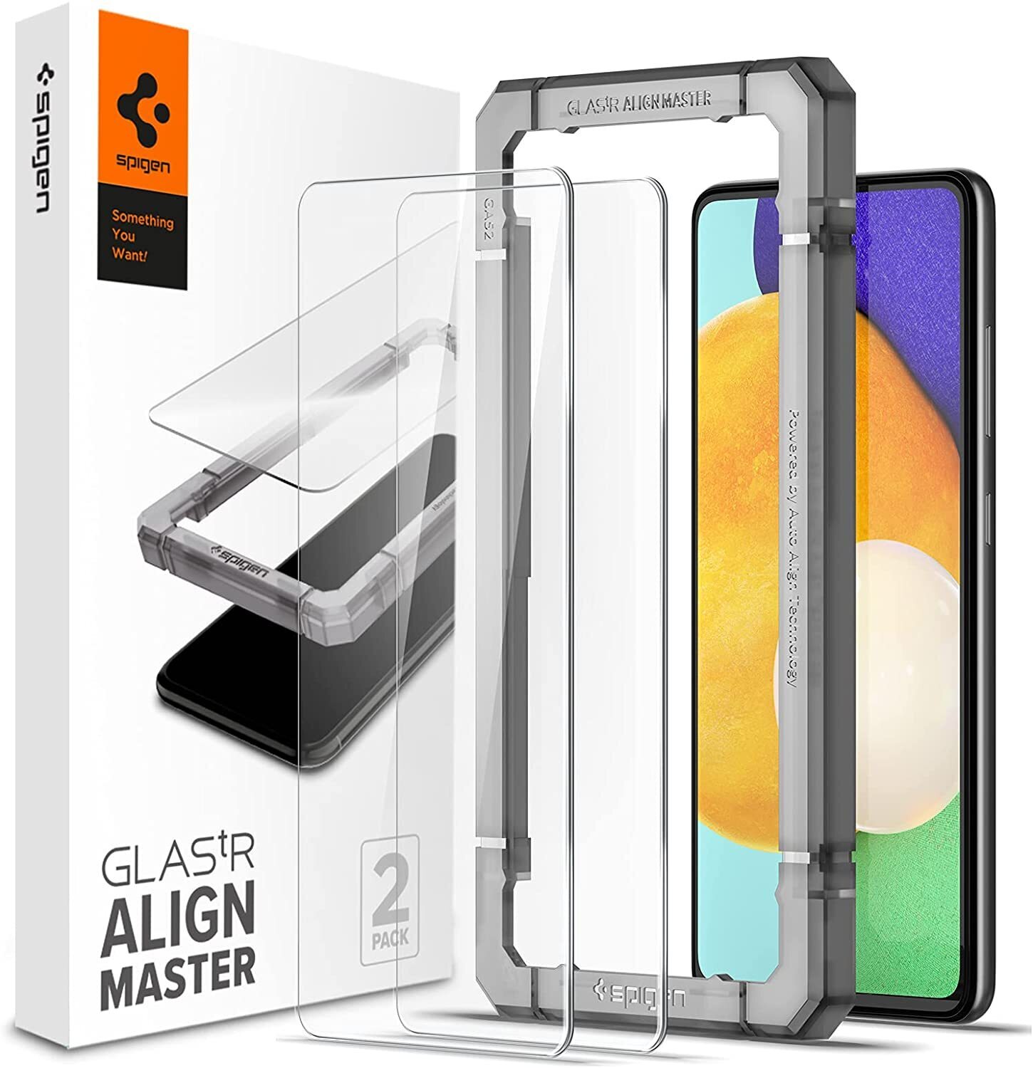 Spigen AlignMaster GLAS.tR Slim transparant / Galaxy A52  - Galaxy A52 5G