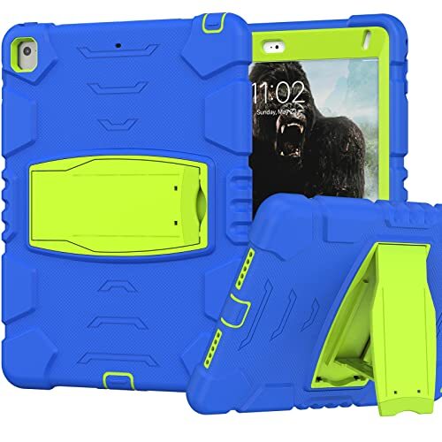 Spzhike Beschermhoes voor iPad 9,7 inch 5e / 6e Gen 2018/2017 9,7 inch siliconen schokbestendig Full Body Protection Tablet Cover met standaard