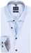 OLYMP 24/7 Level 5 body fit overhemd, popeline, blauw dessin