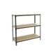 Simonrack Metalen rek zonder schroeven MADERCLICK SUPERPLUS 3/500 1000 ANTRACITA/MAD