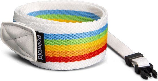 Polaroid Camera Strap Flat - Rainbow Grey