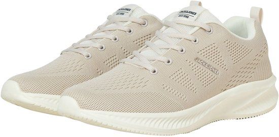 Jack & Jones Croxley Knit Sneakers Heren Beige