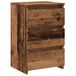 VidaXL Nachtkastje Hout Oud Houtkleurig 40x35x62.5 cm