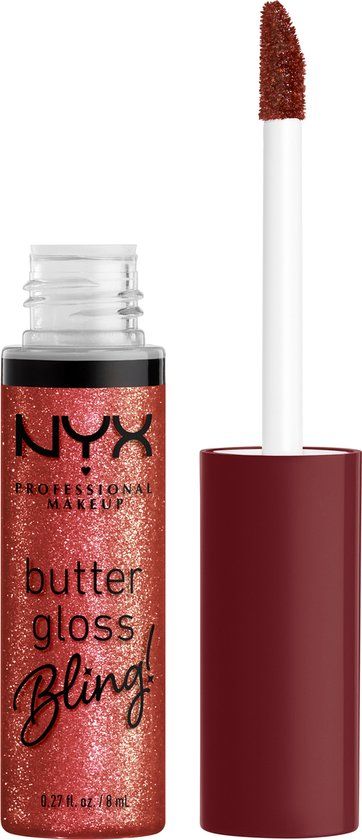 Nyx Professional Makeup Butter Gloss Bling Big Spender Niet-plakkende Glanzende Lipgloss - Rood - 8ML