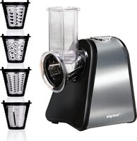 alpina Elektrische Groentesnijder - 200W - RVS - 4 Messen - Zilver