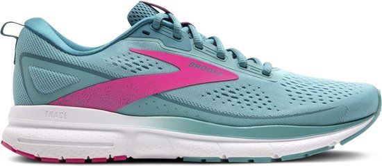 Brooks Trace 3 Hardloopschoenen Dames - Blauw - Roze - Maat 40