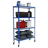 Simon Rack Metalen stelling met wielen 1575x1100x300 mm - Maderclick