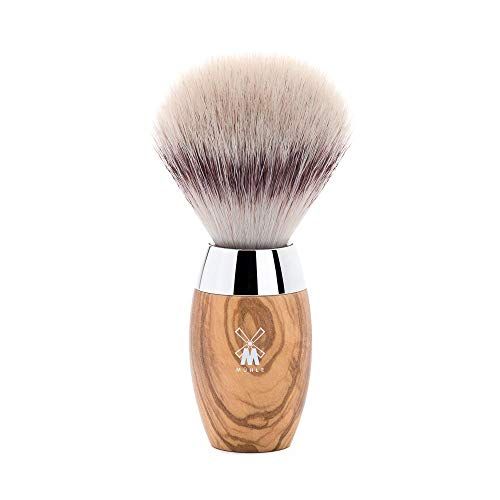 Mühle Kosmo Olive Wood Silver Tip Fibre Shaving Brush - 4028982312078