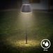 B.K.Licht Champ - Grondspot oplaadbaar mini - Prikspot - Tuinspot - Tuinlamp met grondpen - Draadloos - Accu - USB-C - Dimbaar - IP44 - H: 80cm