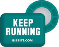 Bibbits hardloopmagneten Keep Running Petrol