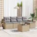 Prolenta Maison Exclusive Tuinbankkussens Beige Polyrotan