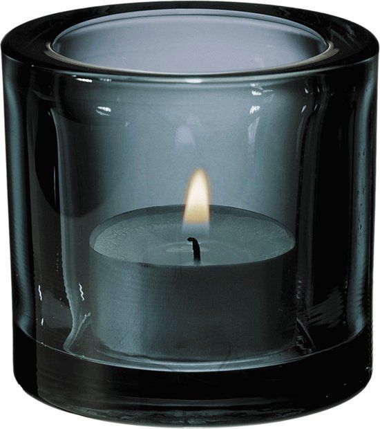 Iittala Kivi Tealight Holder - Gray - 6cm
