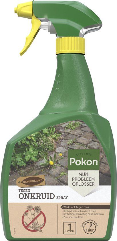 Pokon Tegen Onkruid Spray - 1 liter - Onkruidbestrijding - 100% natuurlijk