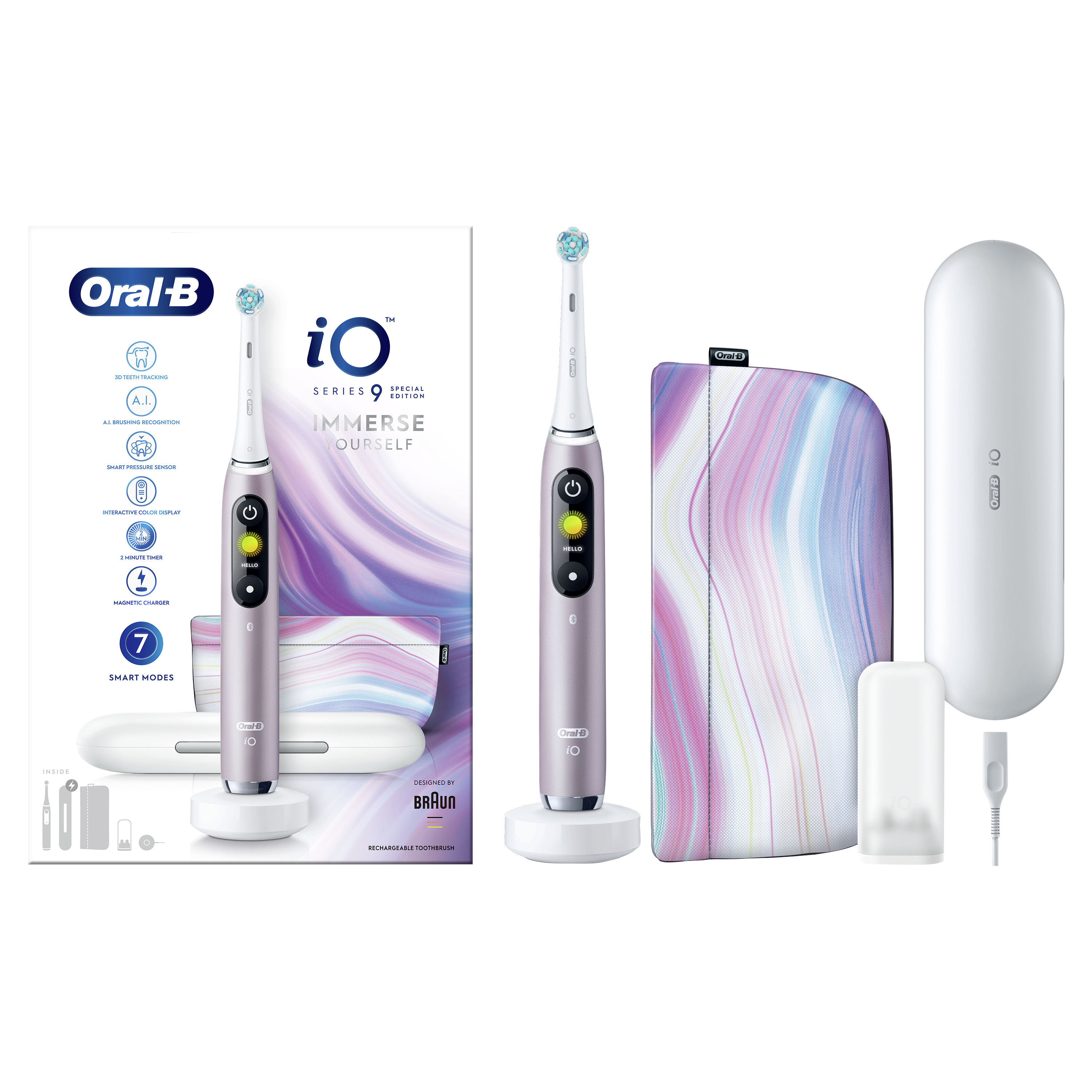 Oral-B Oral-B Special Edition iO - 9 - Pink Elektrische Tandenborstel