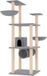 vidaXL Kattenmeubel met sisal krabpalen 141 cm lichtgrijs