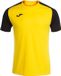Joma Academy IV Shirt Korte Mouw Kinderen - Geel / Zwart | Maat: 110