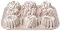 Patisse Mini Tulbandvorm - 9 Tulbandjes - 24x24 cm - Aluminium