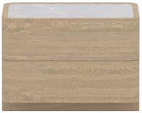 Hioshop Noble kommode 2 lades naturel