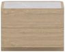 Hioshop Noble kommode 2 lades naturel