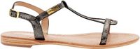 Les Dresco Hamat leren sandalen dames zwart maat 40