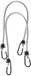 Chapuis TP860u Bagagespanner, met kunststof haken gecoat, meerkleurig, 60 cm, 2-delige set