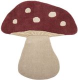 Bloomingville Vloerkleed Mushroom Paddenstoel Rood