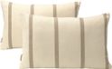 Alexandra House Living Kussenhoes Beige 30 x 50 cm 2 Stuks