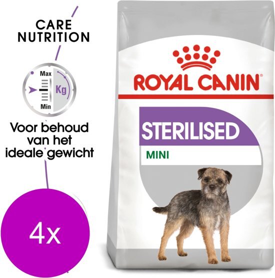Royal Canin Ccn Sterilised Mini - Hondenvoer - 4 x 1 kg