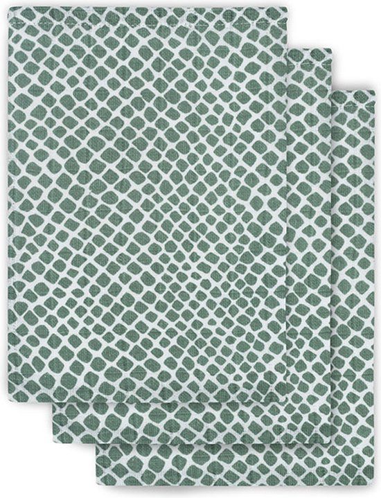 Jollein Hydrofiel Washandje Snake - Ash Green (3 stuks)