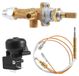 Chauffage de terrasse à gaz Vanne de régulation avec thermocouple et interrupteur de sécurité
