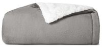 CASUAL LIVING 32599 Pluche omkeerbare deken 127 x 152 cm grijs