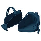 Polisport Joy footrests + straps denim
