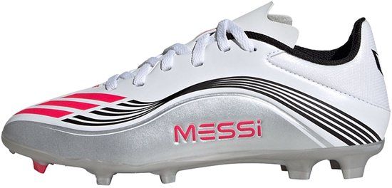 adidas F50 Messi League Firm/Multi-Ground Voetbalschoenen Kids - Wit - Maat 38 2/3