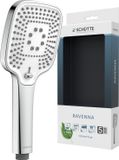 Schütte Ravenna Handdouche - Vierkant - Chroom/Wit