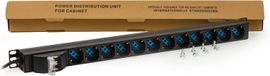 Link lk10057 meervoudige stekkerdoos verticaal A 12 - Aansluitingen voor kasten rack met LS