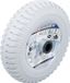 BGS Do it yourself BGS Wiel voor steekwagen / kar - PU, grijs - 220 mm