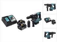 Makita DHR 243 RG accuboormachine 18 V SDS plus Brushless + 2x accu 6,0 Ah + oplader