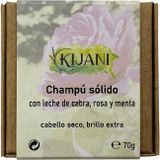 Kijani Shampoo Solide pour Cheveux Gras Romarin et Ortie 70g
