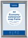 Europel Kliklijst Economy Outdoor A4 Zilver 25 mm