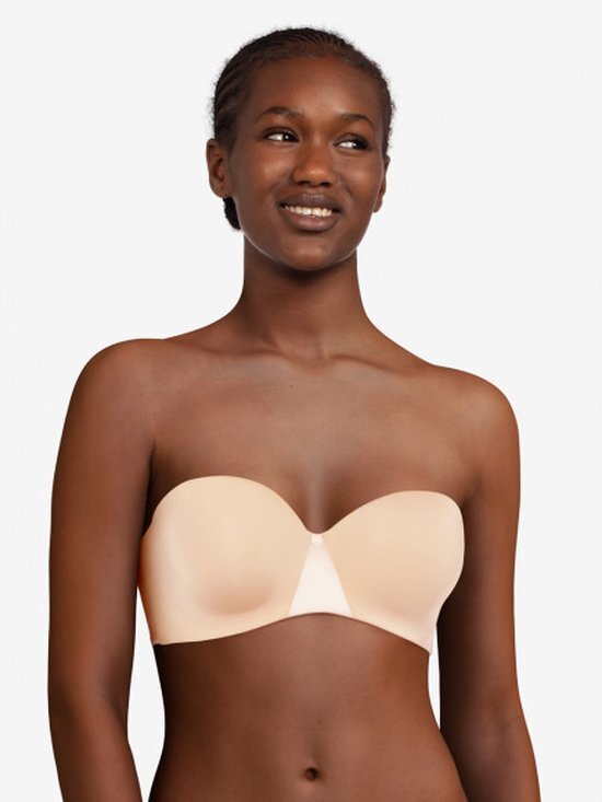 Chantelle lingerie bh t-shirt beha bandeau beha Beige 75 B